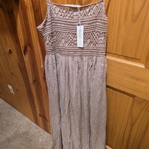 Blu Ivy Lace Detail Maxi S NWT